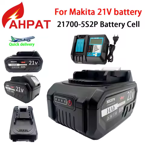 5S2P 14000mAh 21700 original for makita18V BL1830 lithium-ion rechargeable power tool battery 21V BL