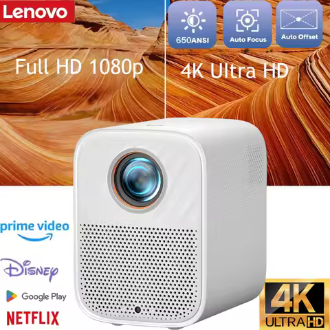 Lenovo Xiaoxin 100S Projector 430CVIA 4K Full HD 1080P Auto Focus Wifi 6 Portable Projector 360 PTZ 