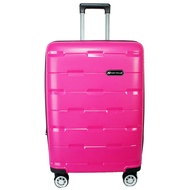 Navy Club Tas Koper Hardcase Fiber - PP 4 Roda Resleting Anti Tusuk - Kunci TSA - HJJH Size 24 Inch