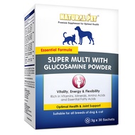 Natural Pet Super Multi with Glucosamine Powder 3g x 30 Sachets