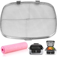 Stainless Steel Splatter Shield for Ninja Foodi AG301, Air Fryer Replacement Parts Accessories Fine 