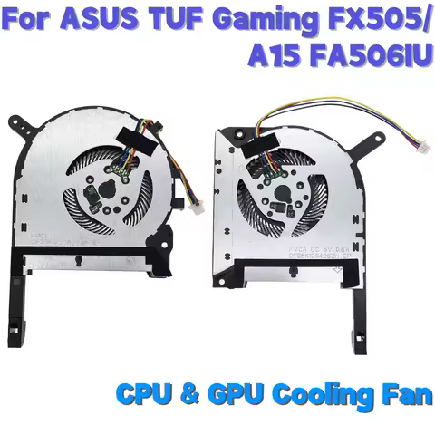 Laptop Replacement Fan GPU CPU Fan Radiator for ASUS TUF Gaming FX505/A15 FA506IU for Asus TUF Gamin