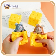 Squishy Pop it Silicone Rubber Toys - Cute Squeeze Cheese Mouse Toys - Cheese Mouse Toys Cute Squeeze Cheese Mouse Toys/Stress Relief Toys