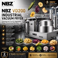 NBZ Vaccum Dehydrators commercial Vacuum Fryer factory Fruit vegetable Crispy Freeze dried