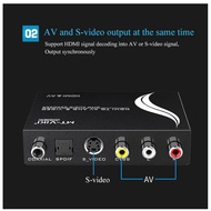 HDMI to AV + S-VIDEO + SPDIF + COXIAL Converter