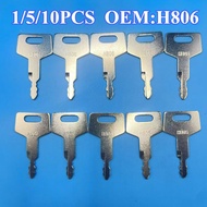 1/5/10Pcs H806 Key for Takeuchi H806 Excavator & Track Loader Easy To Use Practical Durable