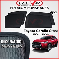 ELEVO Toyota Corolla Cross Sunshade Sun Shade Windows 4pcs