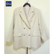GU Women's Suit Beige Chest Size 47 Inches Second Hand
