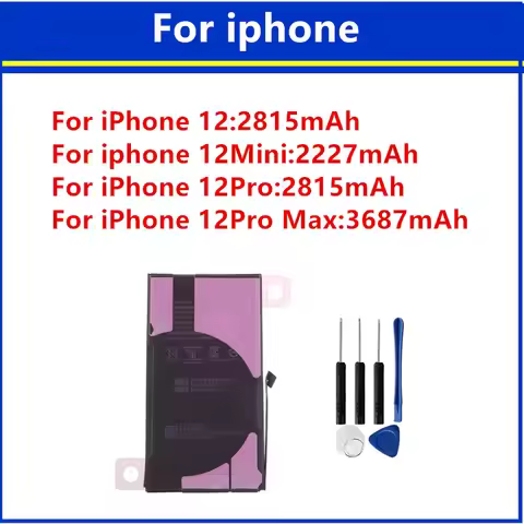 High Capacity Phone Battery For iPhone 12mini For iPhone 12 For iPhone 12Pro For iPhone 12Pro MAX Ba
