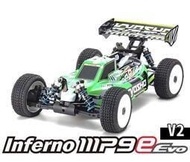 上手遙控模型 Kyosho 34111 1/8 EP 鬼王 1/8 電動越野車 Inferno MP9e EVO V2