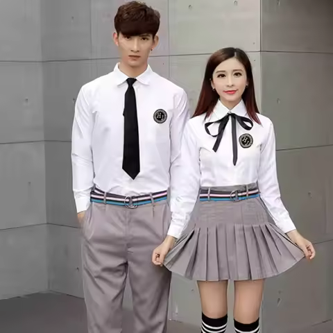 Adult Japanese Teenager School Uniform Students Summer School Wear Male and Female High School Unifo