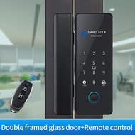 New Electronic Digital Lock Glass Door Fingerprint Lock Password Lock Smart Phone Attendance Lock Bl