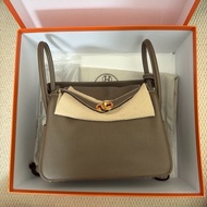 Hermes Lindy 26 大象灰 金 Stamp Z 閒置品