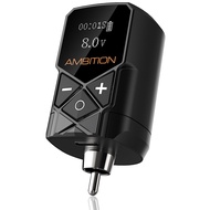 Tattoo Power Supply - Ambition Kuark Mini Wireless Portable RCA Tattoo 2400mAh Lithium Battery Pack