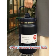 4000ml Insulated Tumbler Large Capacity Stainless Steel Jug Vacuum Flask Sports Bottle