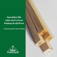 Balsa Stick Wood 8 mm / Balsa Stick / Balsa Wood