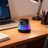 M2 Magnetic Bluetooth Speaker RGB Mini Portable Speaker Magnetic Phone Holder Ring Wireless Sound Bo