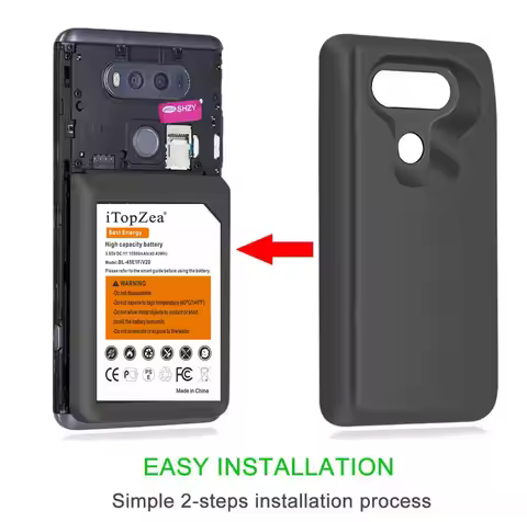 V20 Battery 10500mAh BL-44E1F With Protective Case For LG V20 H990DS VS995 US996 LS997 H910 H918 bl 