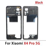 กรอบกลางดั้งเดิมเคสสำหรับ Xiaomi Poco X4 Pro 5G X3ฝาปิดโน้ตบุคด้านหลังแผ่นกลางอะไหล่