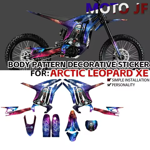 Electric Dirtbike Sticker Graphics Kit Sticker Decals Motorcycle Body Change Color Film Accessories 