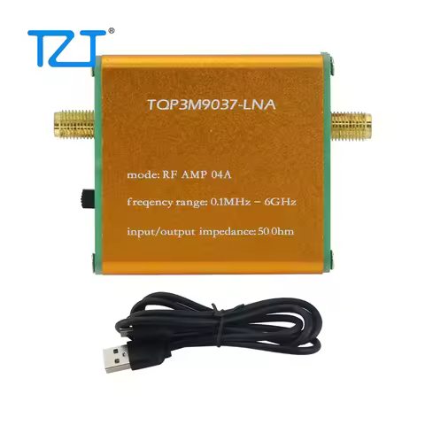 TZTRF AMP 04A 0.1MHz-6GHz Low Noise Amplifier TQP3M9037-LNA RF Amplifier Module (Without Battery/Wit