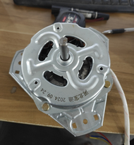 มอเตอร์ปั่นแห้ง เครื่องซักผ้า SAMSUNG ซัมซุง 2ถัง 70W 4 ปีก แกน 10mm รุ่น WT13J7 WT10J7 (ลวดอลูมิเนี