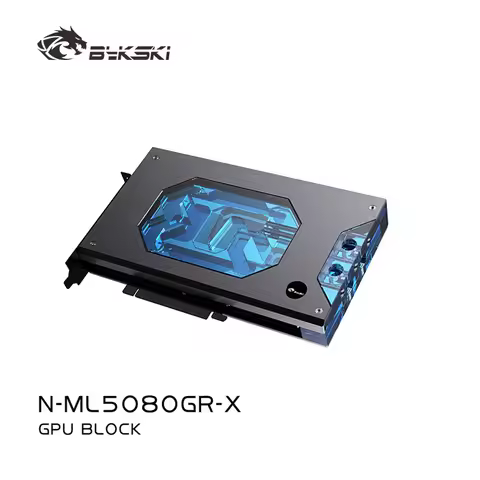 Bykski GPU Water Block for Manli RTX 5080 Gallardo, Zotac RTX5080 SOLID / AMP Extreme Card, Thickene