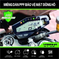 Miếng Dán PPF Bảo Vệ Mặt Đồng Hồ Xe YAMAHA MT09 - YAMAHA MT 15 | Chất Liệu Film PPF Trong...