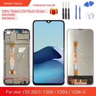 NEW For vivo Y20 2021 V2043 LCD Display Touch Panel Screen Sensor Repair Parts For vivo Y20A / Y20G 