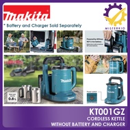 Makita KT001G Cordless Kettle, Portable Water Kettle, Works with 40V Li-ion Battery, Outdoor, KT001G
