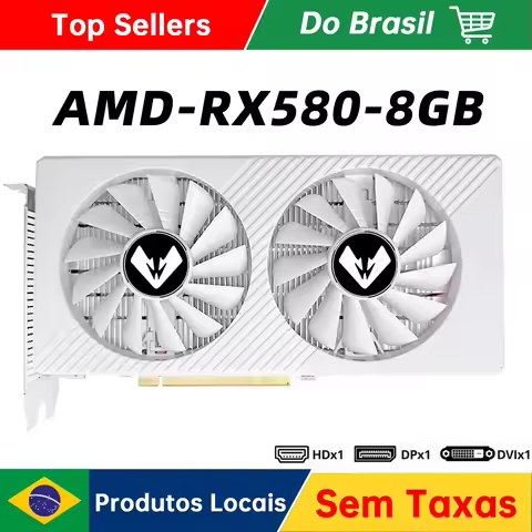 MOUGOL AMD RX580 8GB 2048SP Gaming Graphics Card GDDR5 256Bit PCI Express 3.0×16 8Pin rx580 8g Radeo