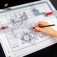 [KOZEEY] Technical Drafting Table A3 Engineer Multifunctional with Clear Rule Parallel Motion Draw T