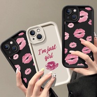 Compatible for Vivo V50 V60 Lite V60E Y36 Y78 Y76S Y77 Y100 Y04 Y29S Phone Case Pink Lips Kiss Silic