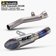 For Kawasaki ZX10R ZX10RR 21-24 SC project Titanium Alloy Racing Full System honeycomb Exhaust