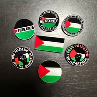 Pin Flag Pin Bendera Free Palestine Pin Brooch Badge Button Aksesori Pin Tudung Palestine