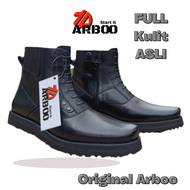 Sepatu PDH polri perwira tni security terbaru 2022 Sol Tebal kulit sapi dop semir boot formal