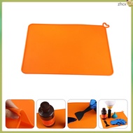 💍 1Pc Orange Silicone Light-Curing 3D Printer Anti-Slip Pad for Dlp Printers
