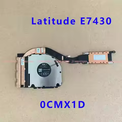 New Original For DELL Latitude 7430 E7430 CPU Heatsink With Cooler Fan CN-0CMX1D 0CMX1D CMX1D Radiat