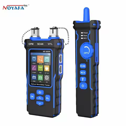 NOYAFA NF-8508 Network Cable Tester LAN Optical Power Meter Tester LCD Display Measure Length Wirema