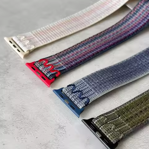 Nylon Sport Strap for Apple Watch Band 49mm for Nike Loop Bracelet iWatch S10 9 8 7 6 5 4 3 se2 Ultr