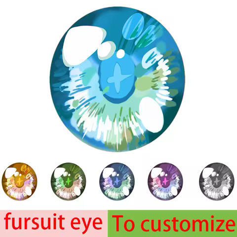 Fursuit Furry Head eyes Eyeball Furryfandom Kigurumi Kemono Cosplay Costume Eye Pupil Accessories An