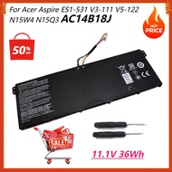 AC14B18J Laptop Battery for Acer Aspire S1-511 ES1-512 V3-111 V3-111P V3-37 E3-721 E5-771 E5-771G ES
