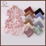 YELGIRL Hijab Shawl, Shimmer Glitter Lightweight Chiffon Glitter Chiffon Shawl, Flowy Flowy Plain Em