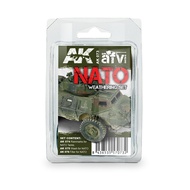 ((Pandainn) AK AK073 Nato Weathering Set Weight Aging AK074 AK075 AK076 Model Supplies
