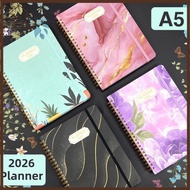 YELGIRL Calendar 2026, Weekly and Monthly A5 2026 Planner, High Quality Agenda Monthly Tabs Jan.2026