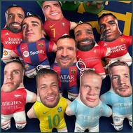 YT4 Cristiano Ronaldo Neymar Haaland Football Star Plushie Keychain Abstract Irregular Shaped Pillow