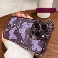 casing VIVO V21 5G V23 5G V23 Pro 5G V25 Pro V27 5G V27 Pro V27E 5G T2 4G Kotak telefon kupu-kupu si