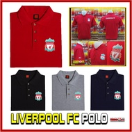 LIVERPOOL FC POLO TSHIRT | COLLAR | HONEYCOMB POLO | SMART CASUAL | EPL | LA LIGA LIGUE 1 FOOTBALL C