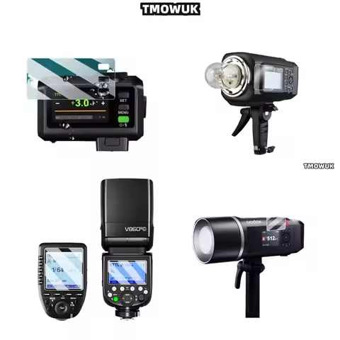 For Godox X3 V100 V1 Pro AD600BM V860 III Flash Screen Protector, Maximizes Flash Lifespan. For