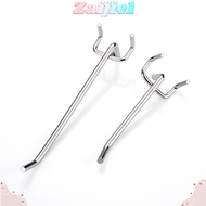 ZAIJIEEE Display Hooks, Silver Pegboard Hooks, Retail Shop Peg